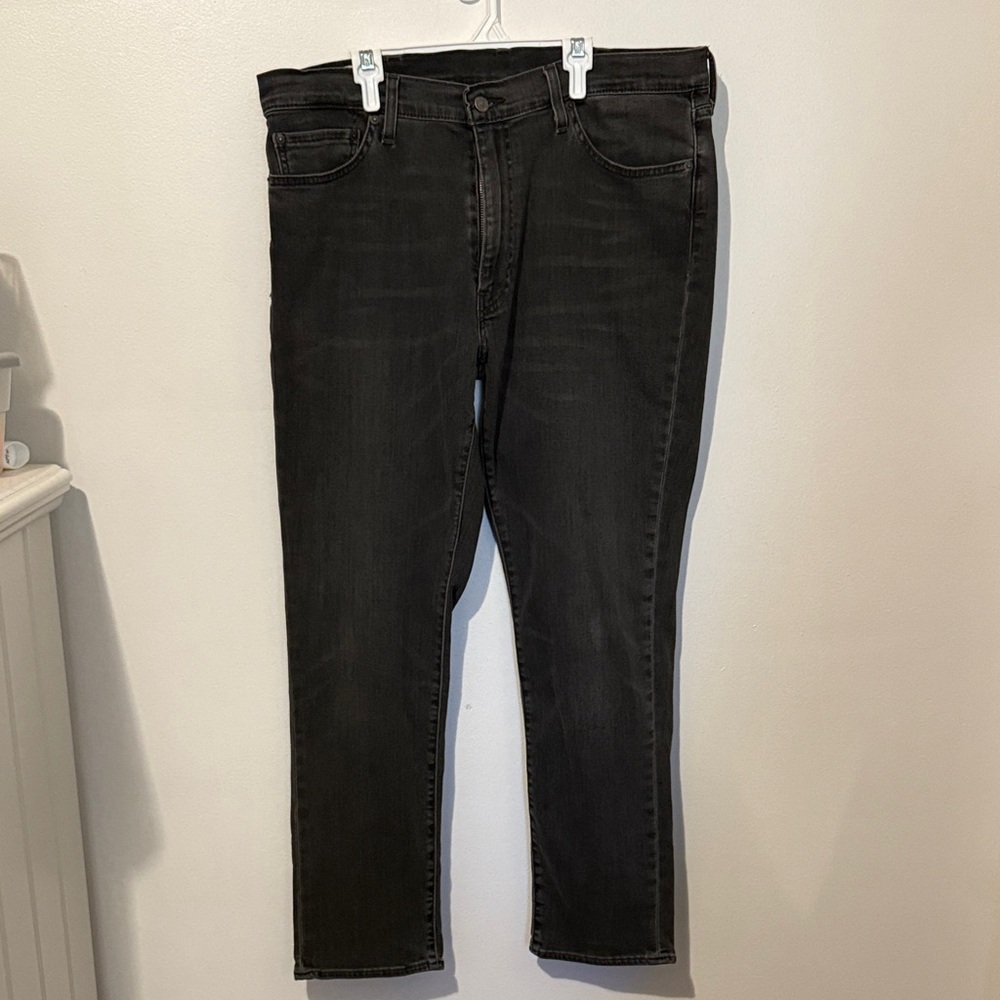 Levi's 511 Men's Straight Jeans in Faded Black Color